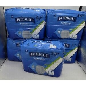 FitRight 100 Count Extra Protective Adult Underwear, Pull Up Brief. Size Medium